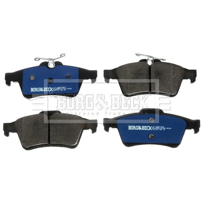 Borg & Beck 4 x Rear Brake Pad Set BBP1938