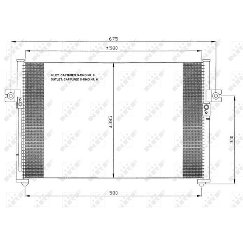 NRF Air Conditioning Condenser 35389
