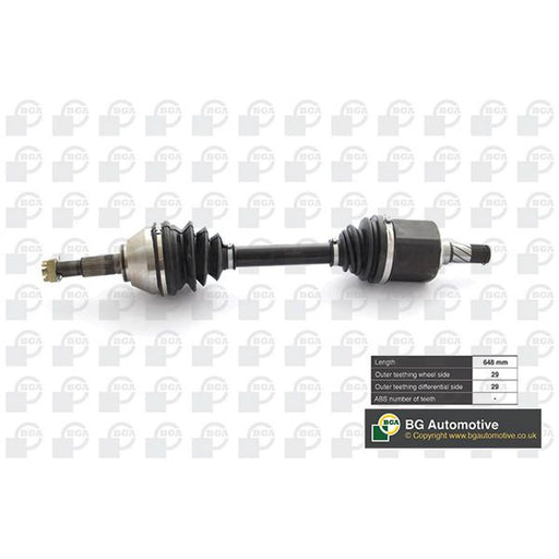 BGA CV Drive Shaft Driveshaft Front Left DS6317L