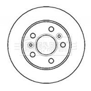 Borg & Beck 2 x Solid Rear Brake Discs BBD4299