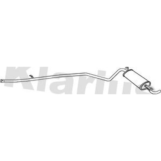 Klarius Box With Tail Pipe Rear FT595L