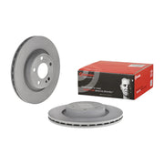 Brembo 2 x Steel Rear Brake Disc Hub Brake Discs 09.D533.13