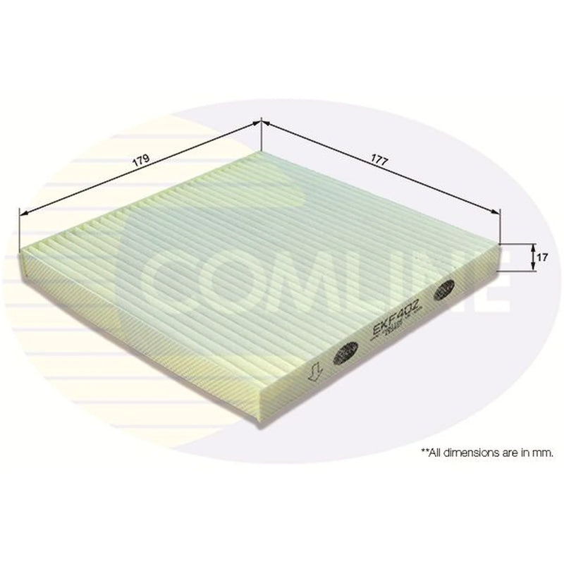 Comline Cabin Air Filter (Pollen Filter) EKF402