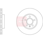 Apec 2 x Vented Front Brake Discs DSK3363
