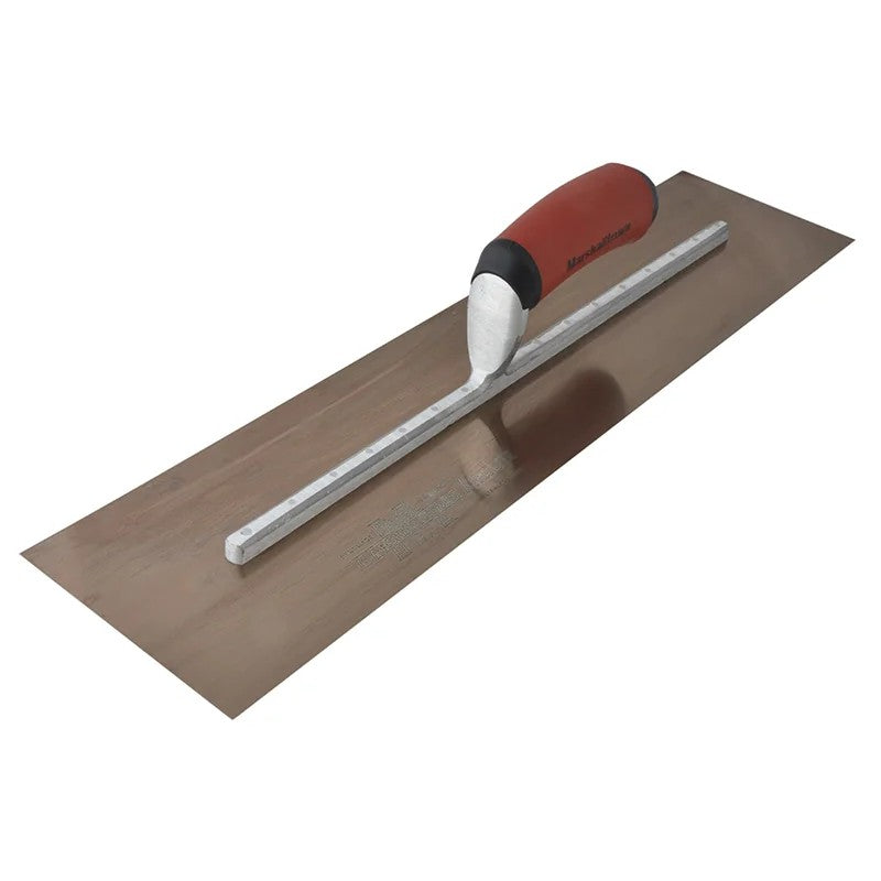 Marshalltown MXS205GD Golden Stainless Steel Finishing Trowel, DuraSoft® Handle