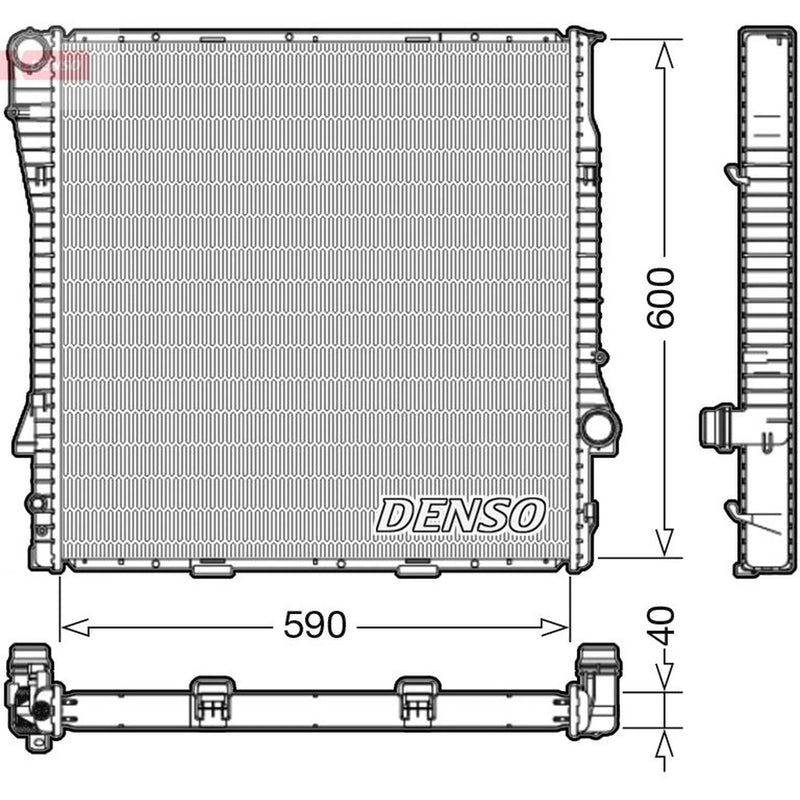 Denso Engine Radiator DRM05112