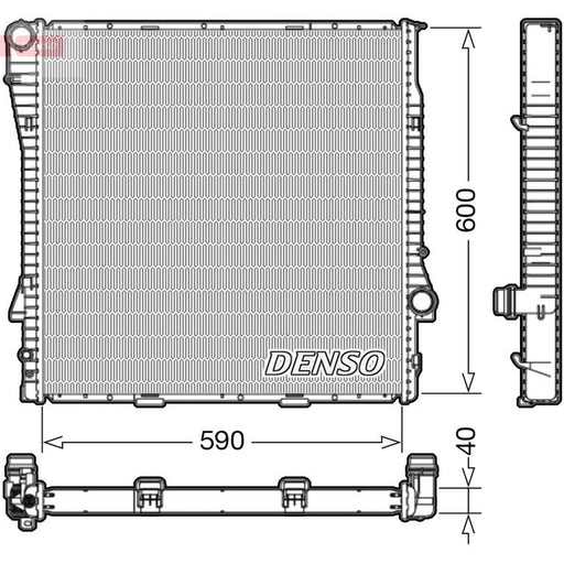 Denso Engine Radiator DRM05112