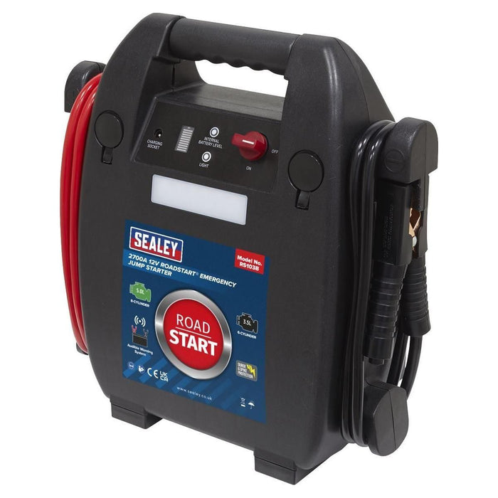 Sealey RoadStartï Emergency Jump Starter 12V 5L 8-Cylinder RS103B Sealey  - Town Parts