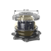 NAPA Engine Cooling Water Pump NWP1378