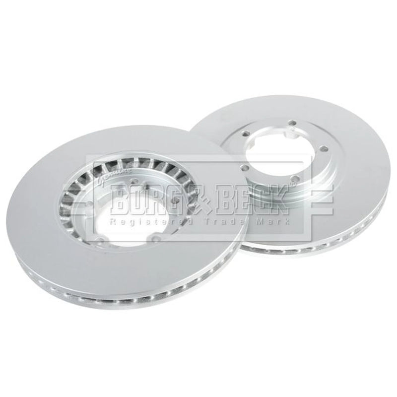 Borg & Beck 2 x Vented Front Brake Discs BBD6348