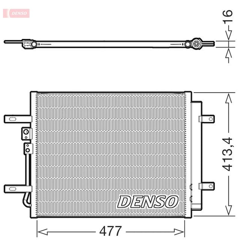 Denso Air Conditioning Condenser DCN41029