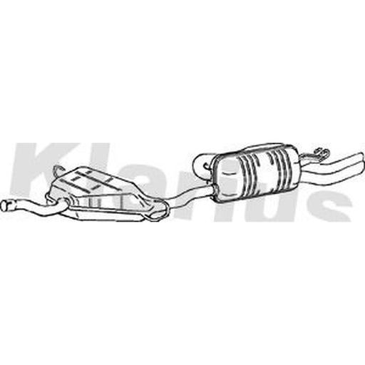 Klarius Box With Tail Pipe Rear FT585C