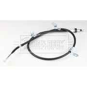 Borg & Beck Handbrake Cable Left Rear BKB3907
