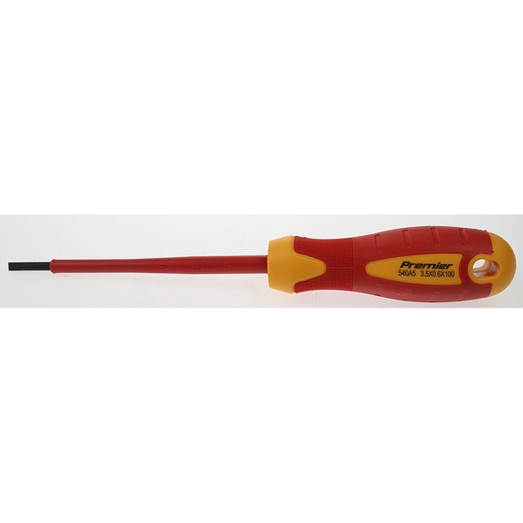 Sealey Vde slotted screwdriver (sl3.5x100mm)