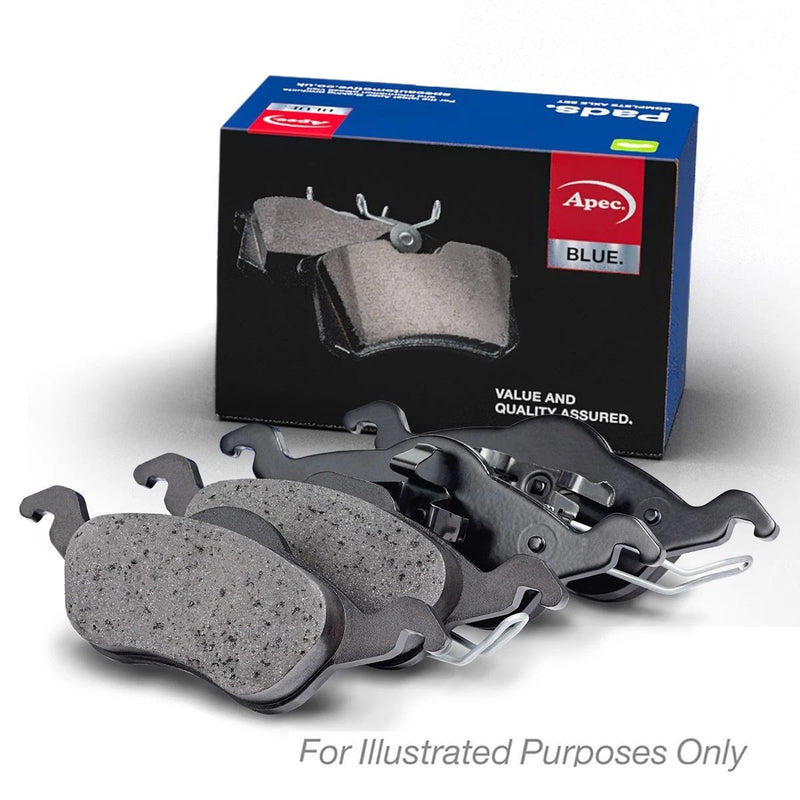 Apec Rear Brake Pad Set fits Hyundai Sonata V 2005-2010 2.0 2.4 3.3