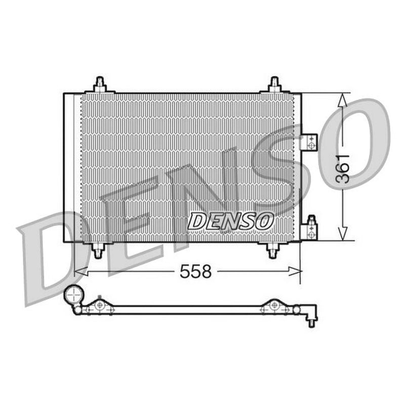 Denso Air Conditioning Condenser DCN07005