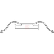 Apec Brake Pad Accessory Fitting Kit Front KIT1142