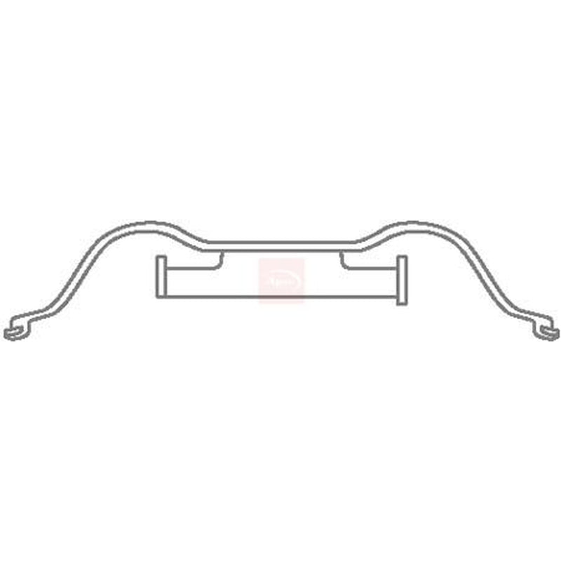 Apec Brake Pad Accessory Fitting Kit Front KIT1142