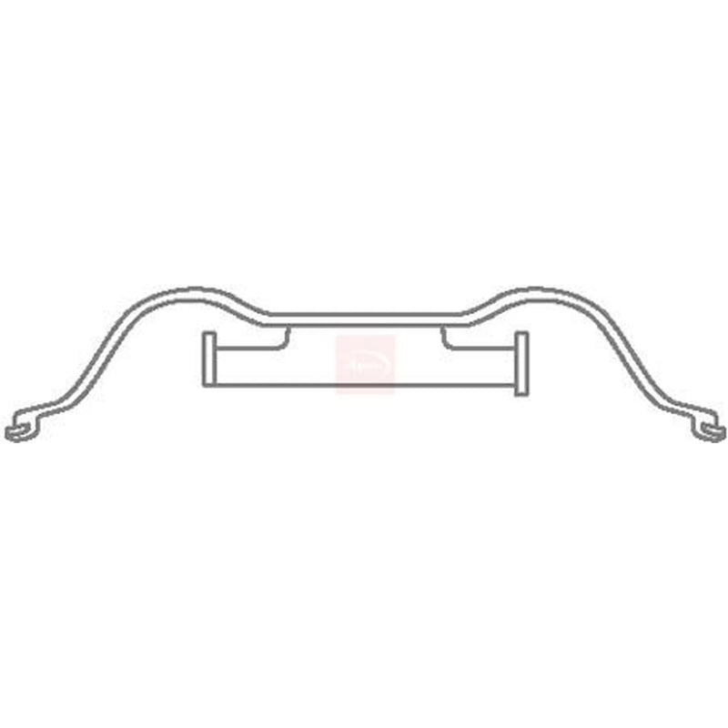 Apec Brake Pad Accessory Fitting Kit Front KIT1142