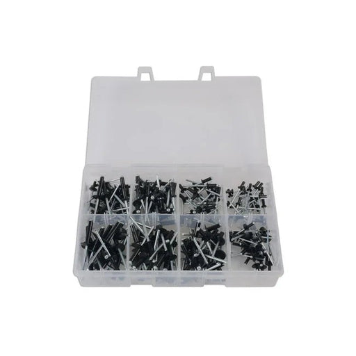 Connect Assorted Popular Black Rivets 200pc - CPL