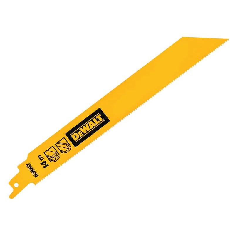 DEWALT Power Tools Bi-Metal 1in High Metal Reciprocating Blade x 14