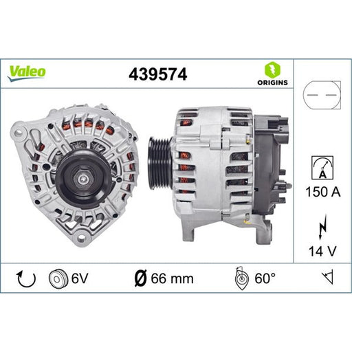 Valeo Car Alternator 12V 439574