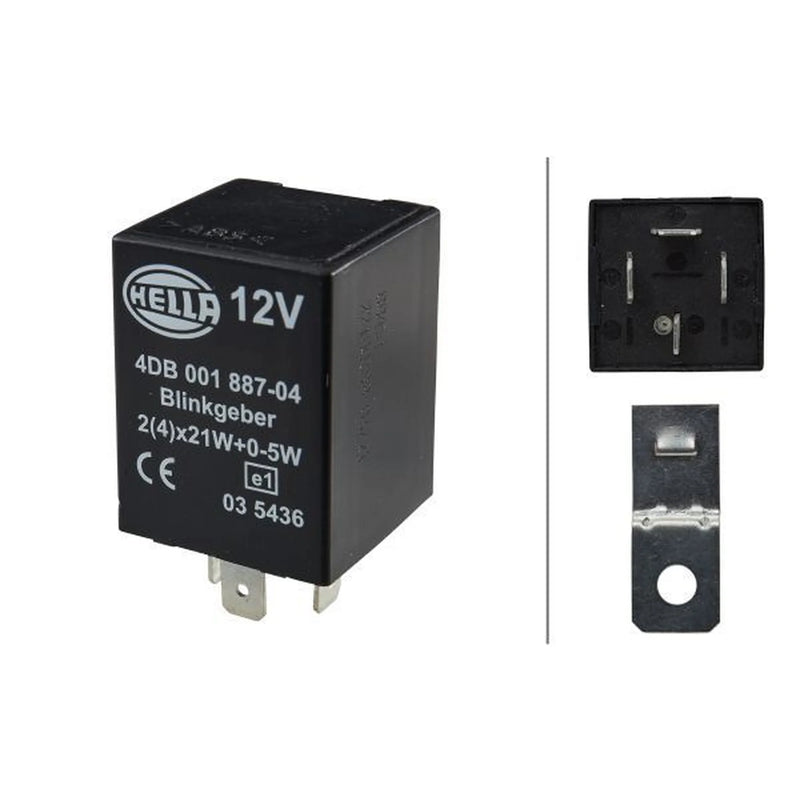 Hella Indicator Flasher Relay 4DB 001 887-041