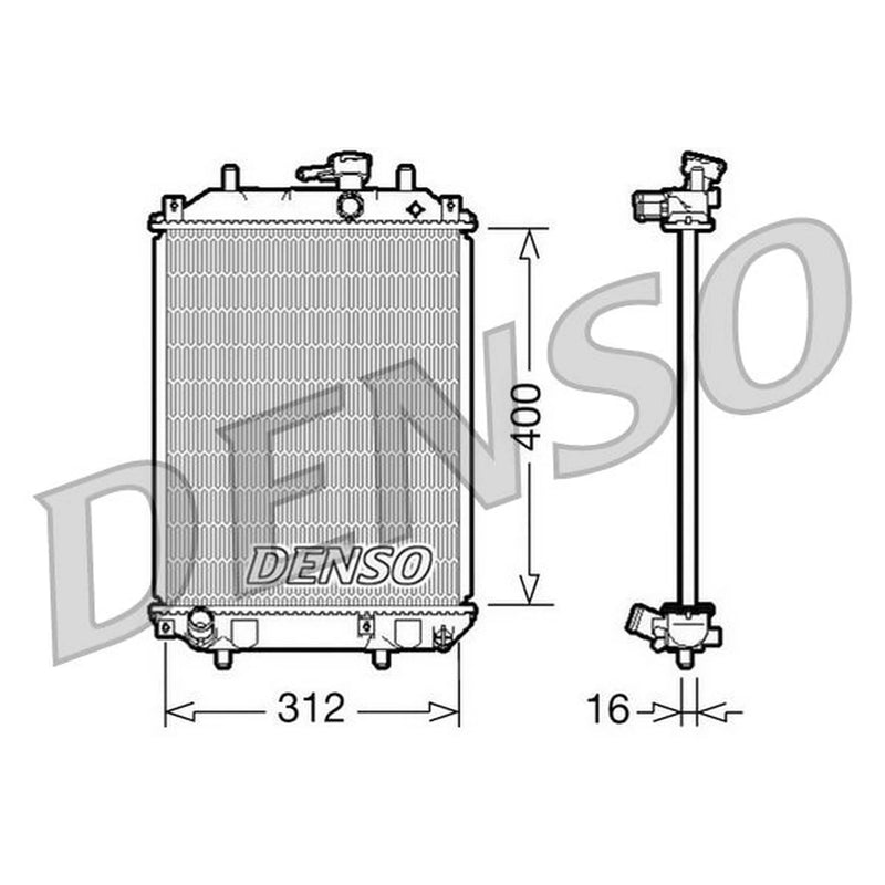 Denso Engine Radiator DRM35002