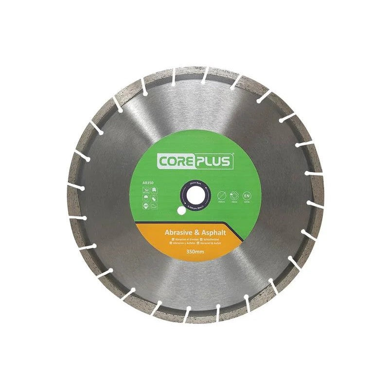 CorePlus AB350 Abrasive & Asphalt Diamond Blade 350mm - CORDBAB350