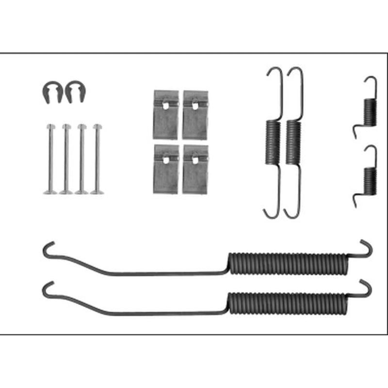 Textar Brake Shoe Accessory Kit Rear 97040300