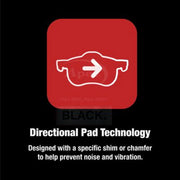 Apec Front Brake Pad Set PAD1844B