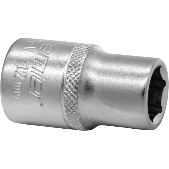 Sealey 1/2"Dr Socket 12mm (Micro Satin Finish)