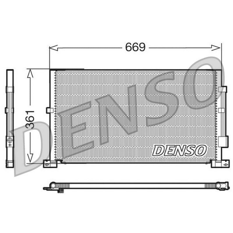 Denso Air Conditioning Condenser DCN10012
