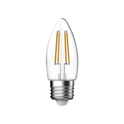 Energizer® LED ES (E27) Candle Filament Non-Dimmable Bulb, Warm White 470 lm 4W