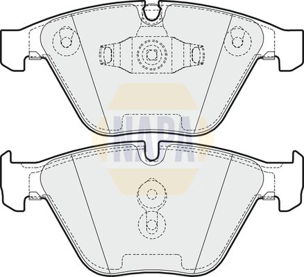 NAPA Front Vented & Rear Vented Brake Discs & Pads fits ALPINA BMW