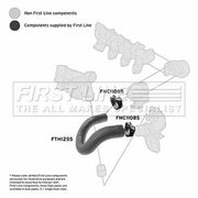 First Line Intercooler Turbo Charge Air Hose FTH1255