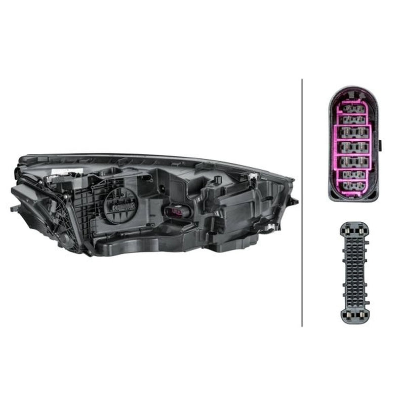 Hella Headlight Headlamp LED Left 1LX 011 869-331