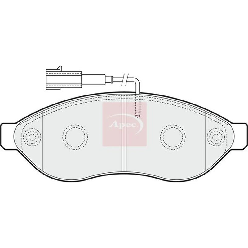 Apec Front Brake Pad Set PAD1567