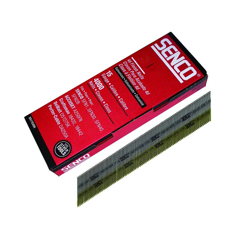 Senco Chisel Smooth Brad Nails Galvanised 15G x 64mm (Pack 3000) - DA25EABN