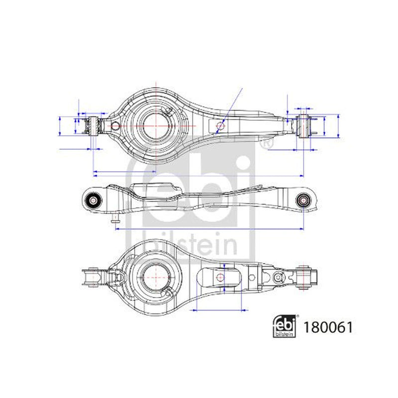 Febi Control/Trailing Arm Rear Right 180061