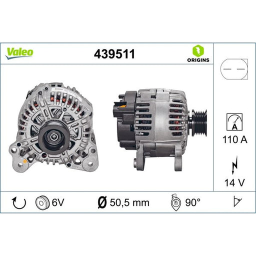Valeo Car Alternator 12V 439511