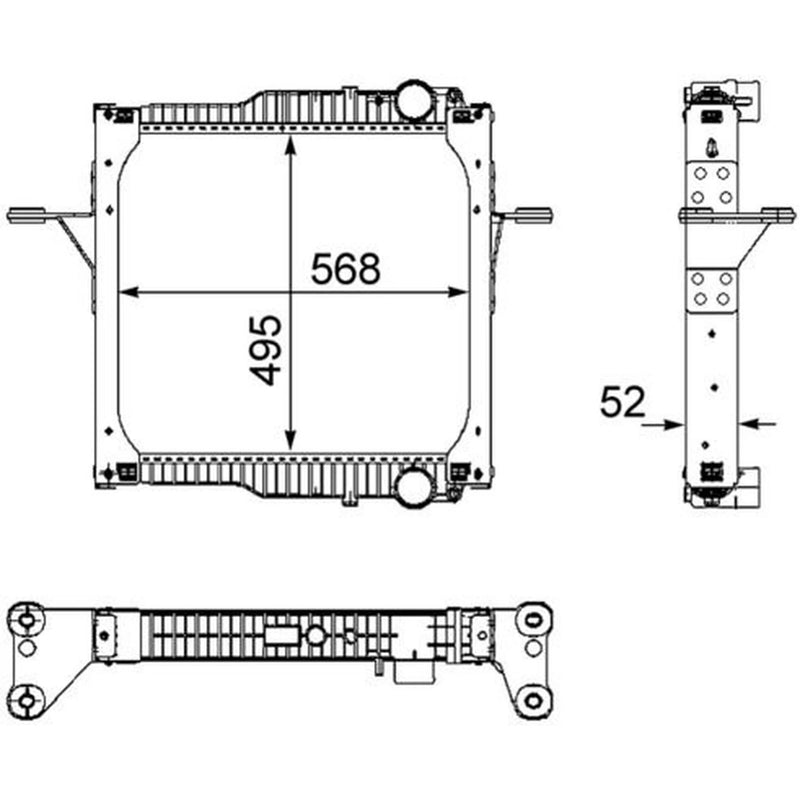 Mahle Engine Radiator CR 820 000P