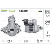 Valeo Starter Motor 12V 1kW 9 Teeth 438310