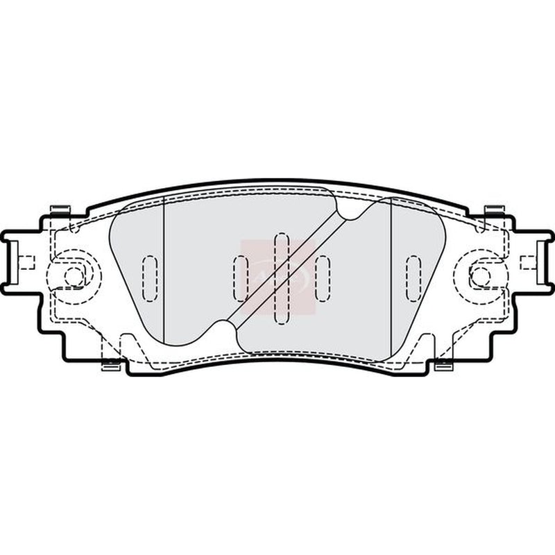Apec Rear Brake Pad Set PAD2307