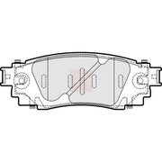 Apec Rear Brake Pad Set PAD2307