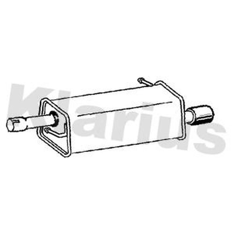 Klarius Box With Tail Pipe Rear FE1037P