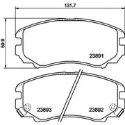 Mintex Front Brake Pad Set MDB3199