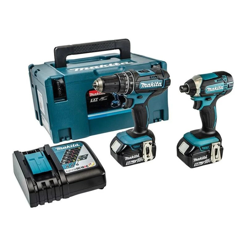Makita DLX2131TJ Twin Pack 18V 2 x 5.0Ah Li-ion - DLX2131TJ