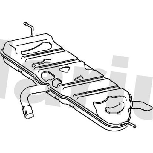 Klarius Box With Tail Pipe Rear VW650E