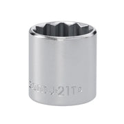 Facom J.21T 12 Point Standard Socket 3/8in Drive 21mm - J.21T